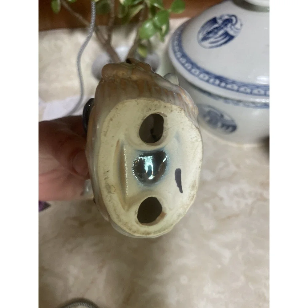 Ceramic Dolphins‎ With Coral And Sailing Ship Wheel